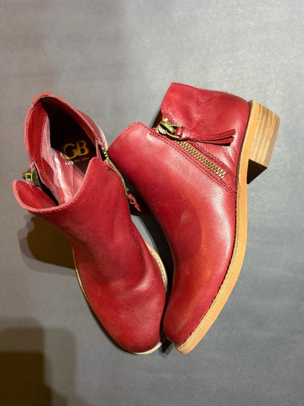 Women's Gianni Bini Red Mini Bootie (Size 8.5) - Never worn!!